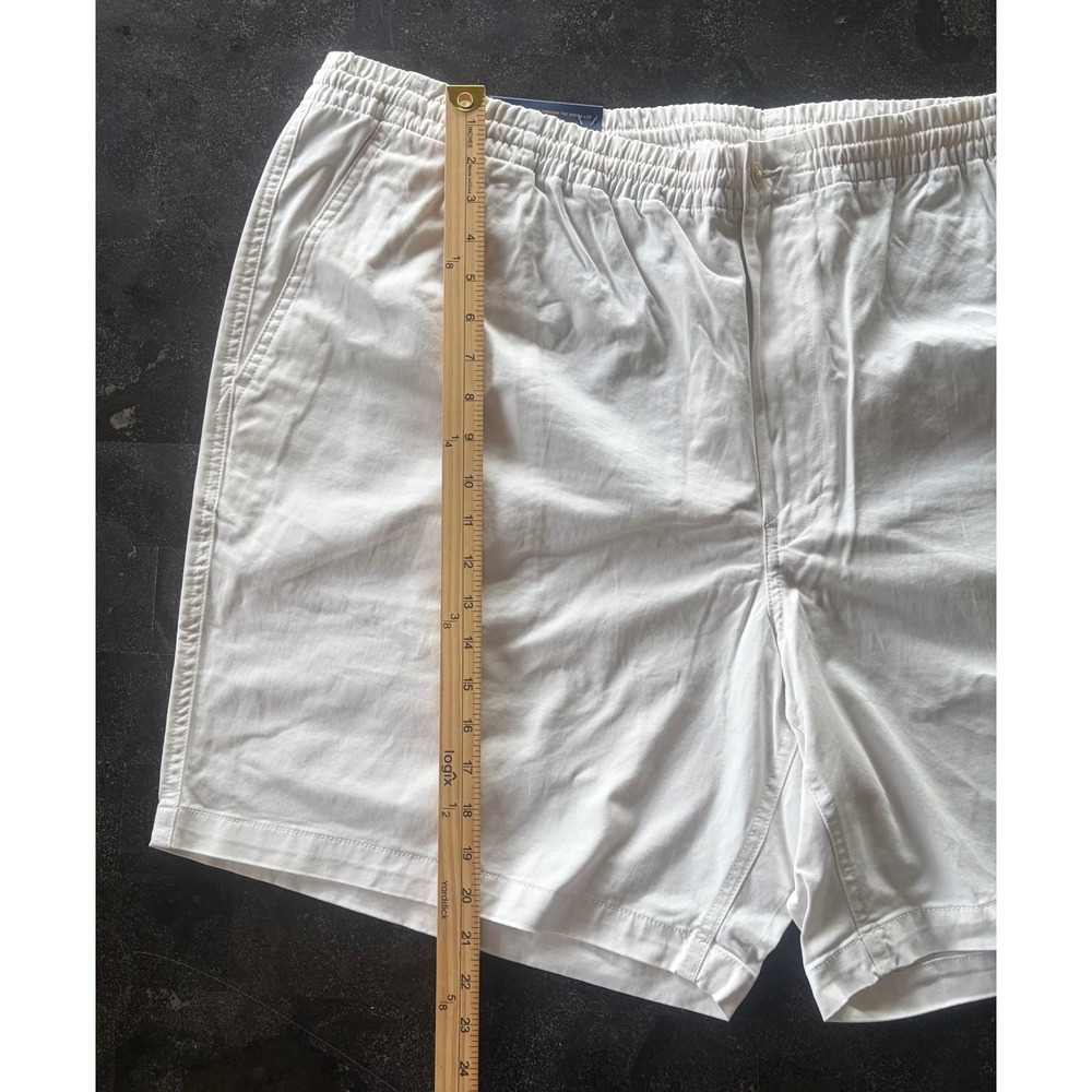 Polo Ralph Lauren Mens 4XB White Stretch Classic Fit Shorts Big Tall New Resort - Picture 6 of 7